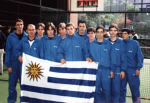 La selecci&oacute;n uruguaya fue quinta en el mundial (click para ampliar la foto)
