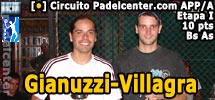 Gianuzzi-Villagra se imponen a Zurlo-Noschese en la final de la etapa I