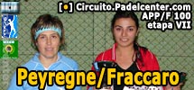 Primer título para Celeste Fraccaro, de la mano de la múltiple campeona Mariela Peyregne