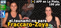 Celeste y Valeria ahora son tetracampeonas despues de repetir en La Plata