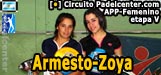 Primer torneo del año para Valeria Zoya, junto a Paola Armesto