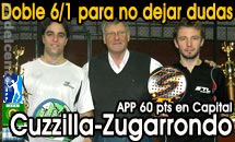 Abrumador doble 6/1 de Leo y Cuchi en Quality