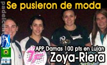 Tres al hilo para Valeria y Virginia, ahora en Lujan
