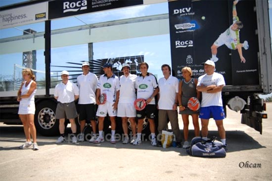 El Padel del PPT en camión y por las calles de Barcelona