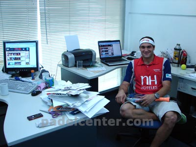 Sebasti&aacute;n Nerone y su visita de todos los a&ntilde;os a Padelcenter.com