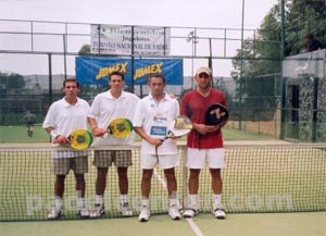 FINAL CAMPEONATO INTERNACIONAL VARONIL. Gast&oacute;n Correa - Daniel Correa (Argentina) - Claudio Menghini - Fabi&aacute;n Mujica (Argentina).