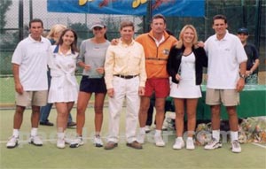 Gast&oacute;n Correa - Edec&aacute;n - Leny Mart&iacute;nez (Campeona Campeonato Femenil) - Rom&aacute;n Gonz&aacute;lez (Comit&eacute; de Padel) - Rafael Enecoiz (Presidente Lomas Sporting Club) - Ximena Suniaga (Campeona Campeonato Femenil) - Daniel Correa.