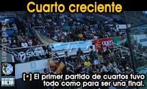 Lamperti-Díaz tuvieron todo. Un 6-1, un match point en contra y un triunfo en cuartos a pura ovacion ante Poggi y Sanyo
