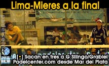 Dos horas y cuarenta minutos les costó a Lima-Mieres eliminar a Gomez Silingo-Grabiel