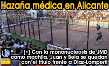 JMD, primer campeón de padel con mononucleosis a cuestas. Mononuqué?