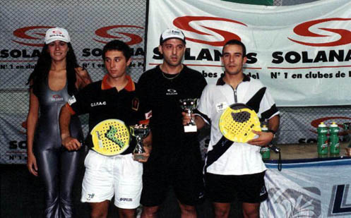 Díaz, Vilas (subcampeones) y Adrian Bassano