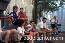 Entre el p&uacute;blico, Horacio Acosta (pro) y Dante Spina (juvenil)