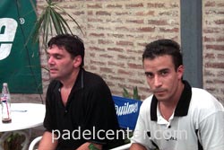 P&eacute;rez junto a Gonzalo Vilas, un triunfo hist&oacute;rico en el Masters 2002