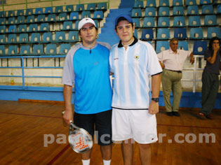 Cristian Gutierrez junto al pich&oacute;n de Cristian Gutierrez, Maxi Cejas.